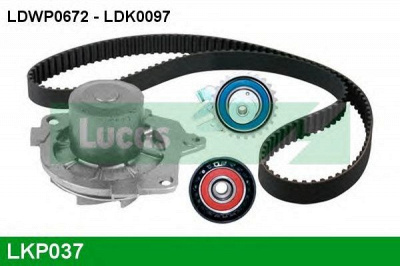LUCAS ENGINE DRIVE lkp037 -  Водяной насос + комплект зубчатого ремня